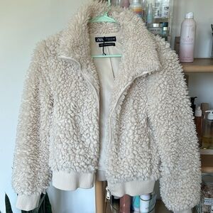 Furry Sherpa Zara Coat (small)